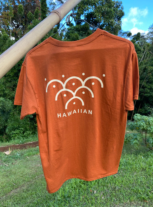 Orange "Hawaiian" T Shirt