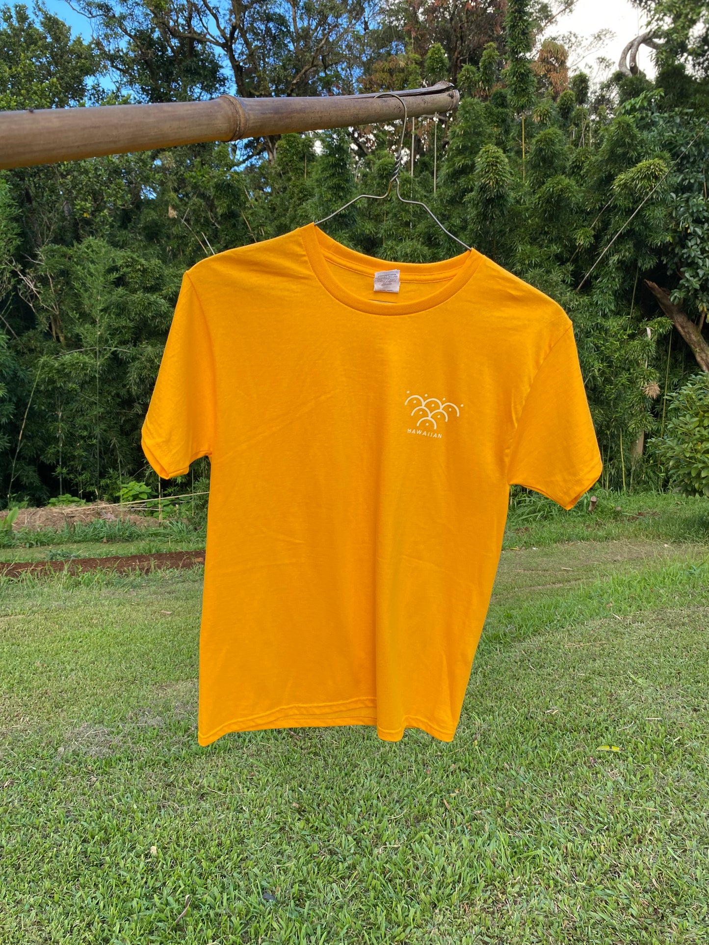 Yellow "Hawaiian" T Shirt