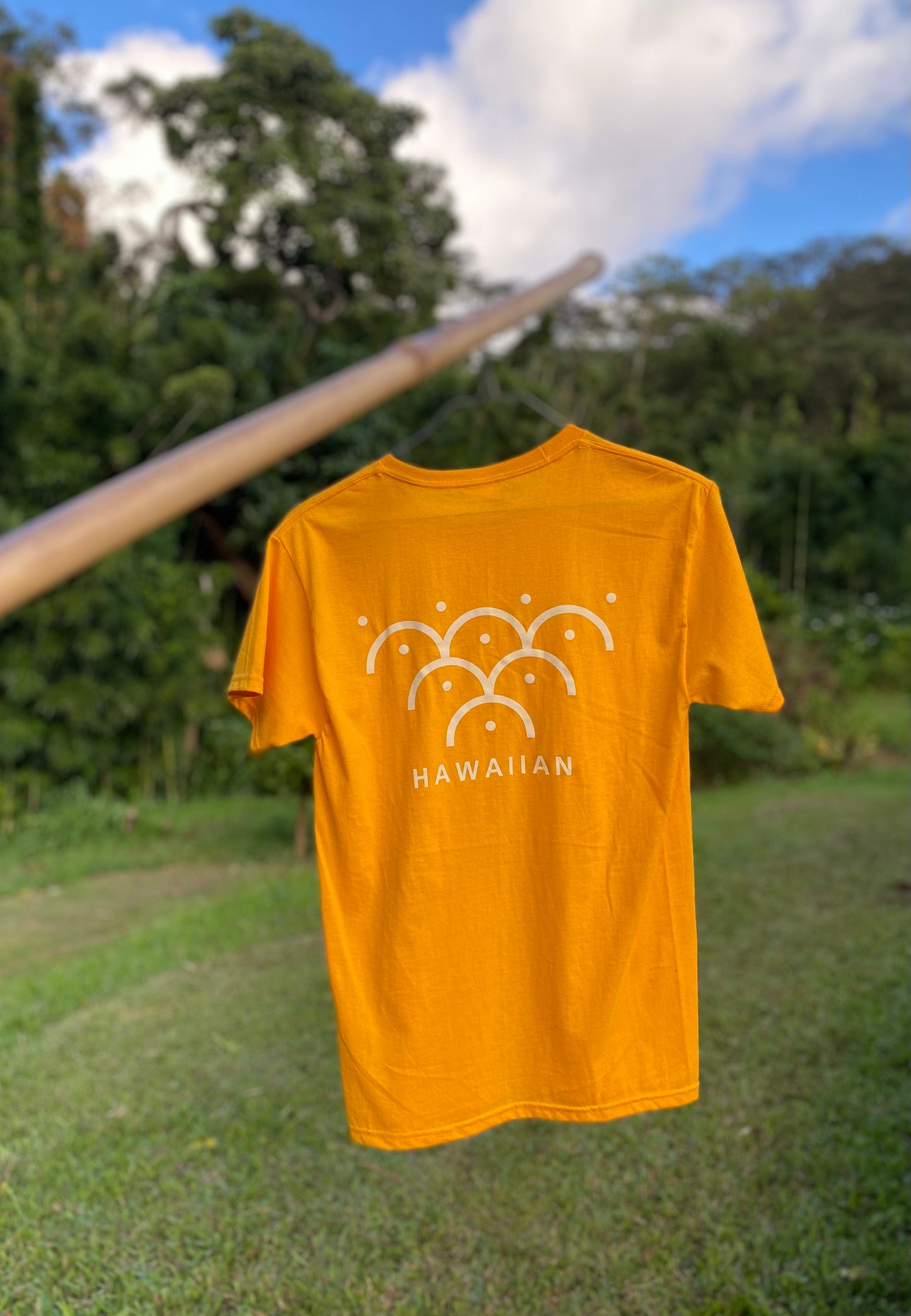 Yellow "Hawaiian" T Shirt